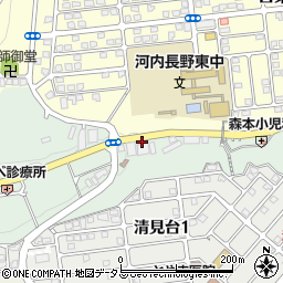 大阪府河内長野市三日市町553周辺の地図