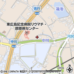広島県東広島市西条町吉行839周辺の地図