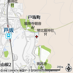 重氏稲荷神社周辺の地図
