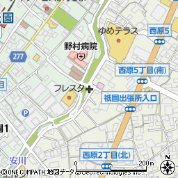 緋田商店周辺の地図