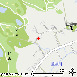 広島県東広島市高屋町重兼368周辺の地図