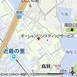 大阪府貝塚市鳥羽189周辺の地図