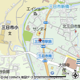 ＩＷＡＩ　三日市店周辺の地図