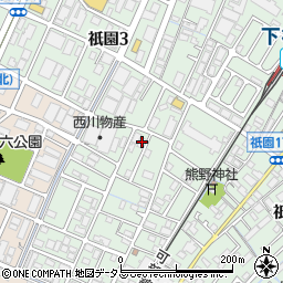 三篠フォークリフト株式会社周辺の地図