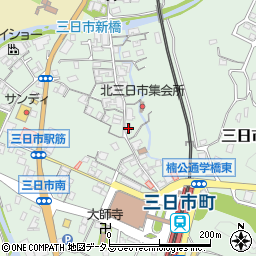 大阪府河内長野市三日市町1105周辺の地図