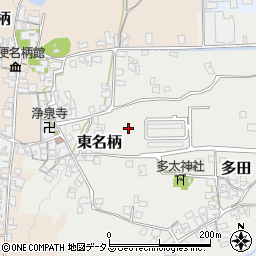 奈良県御所市東名柄周辺の地図
