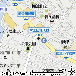 福山西警察署松永南交番周辺の地図