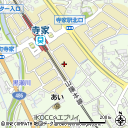 広島県東広島市寺家駅前12周辺の地図