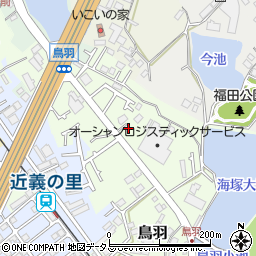 大阪府貝塚市鳥羽180周辺の地図