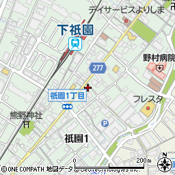 関本祇園ビル周辺の地図