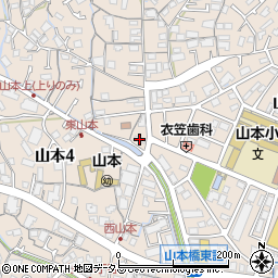 広島銀行山本支店周辺の地図