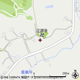 広島県東広島市高屋町重兼417周辺の地図