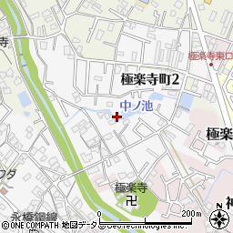 大阪府岸和田市極楽寺町2丁目17周辺の地図