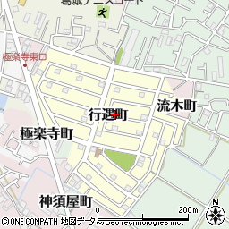大阪府岸和田市行遇町周辺の地図