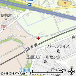 広島県東広島市高屋町桧山1305周辺の地図