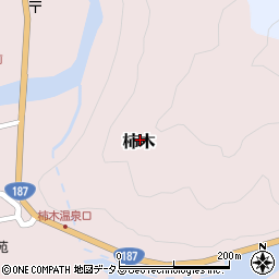 島根県鹿足郡吉賀町柿木周辺の地図