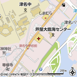 ジョーシン津名店周辺の地図