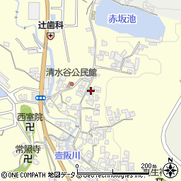 奈良県高市郡高取町清水谷1037周辺の地図