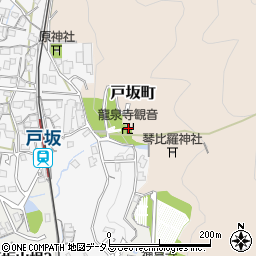 龍泉寺観音周辺の地図