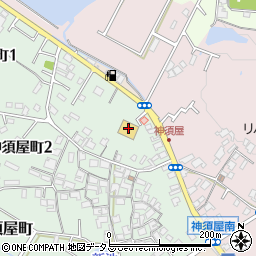 ウエルシア岸和田神須屋店周辺の地図