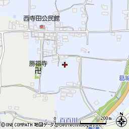 奈良県御所市西寺田348周辺の地図