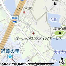 大阪府貝塚市鳥羽181-2周辺の地図