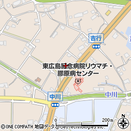 広島県東広島市西条町吉行872周辺の地図