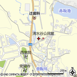奈良県高市郡高取町清水谷296周辺の地図