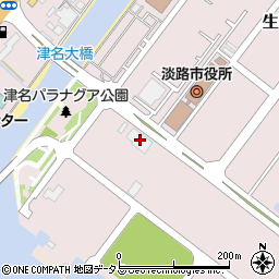 兵庫県淡路市生穂新島5周辺の地図