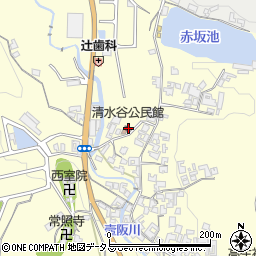 清水谷公民館周辺の地図