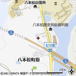 広島県東広島市八本松町原9394周辺の地図