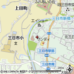 大阪府河内長野市三日市町297-2周辺の地図