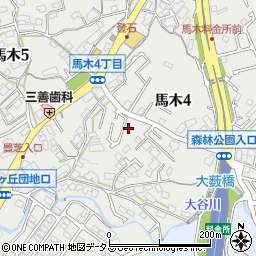 広島県広島市東区馬木周辺の地図