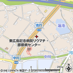 広島県東広島市西条町吉行865周辺の地図