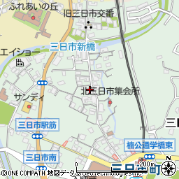 大阪府河内長野市三日市町1095-2周辺の地図