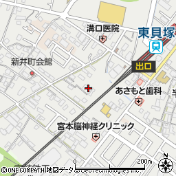 大阪府貝塚市半田59周辺の地図