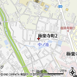 大阪府岸和田市極楽寺町2丁目周辺の地図