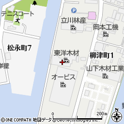東洋木材株式会社周辺の地図