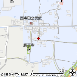 奈良県御所市西寺田264周辺の地図