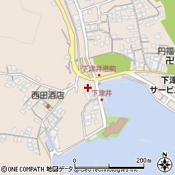 下津井亭周辺の地図