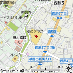 ごちそうおむすび膳七　ゆめテラス祇園店周辺の地図