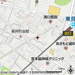 大阪府貝塚市半田60周辺の地図