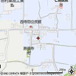 奈良県御所市西寺田245周辺の地図