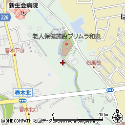 大阪府和泉市松尾寺町91周辺の地図