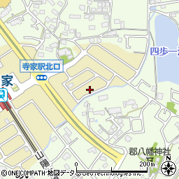 広島県東広島市寺家駅前18周辺の地図