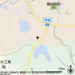 兵庫県淡路市竹谷695周辺の地図