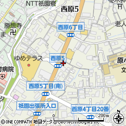 もみじ銀行祇園中央 ＡＴＭ周辺の地図