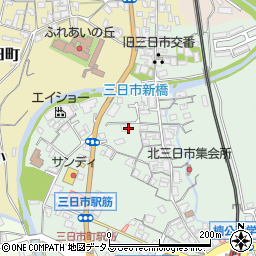 大阪府河内長野市三日市町327周辺の地図