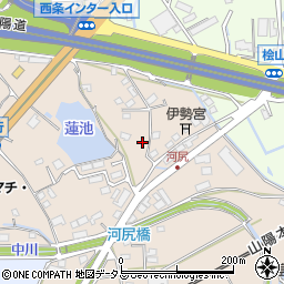 広島県東広島市西条町吉行614-2周辺の地図