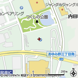 ららぽーと和泉平面駐車場周辺の地図